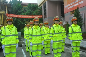 áo mưa cảnh sát phản quang