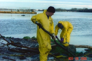 Bộ quần áo chống dầu